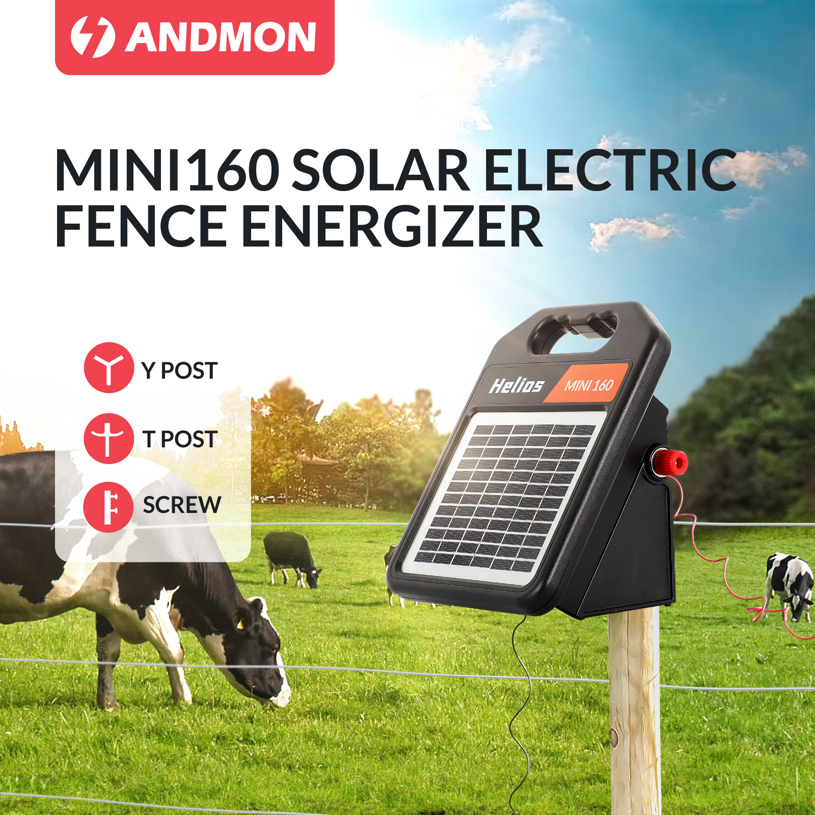MINI Solar Fence Energizer